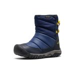 Big Kids' Puffrider Waterproof Winter Boot  |  Naval Academy/Mango Mint