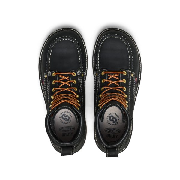 Men's Liberty 6 Waterproof Boot (Carbon Toe) | Black/Gum