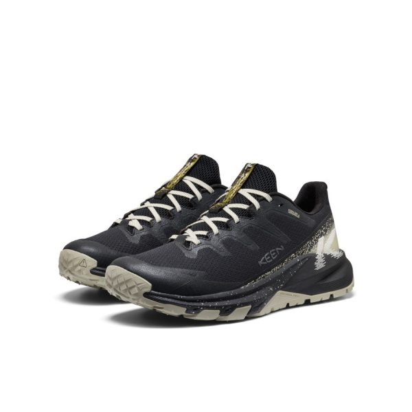 Men's Targhee Apex Waterproof Hiking Shoe | Black/Abbey Stone