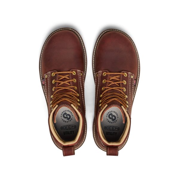 Men's Liberty 6 Waterproof 90° Heel Boot (Soft Toe) | Bombay Brown/Gum
