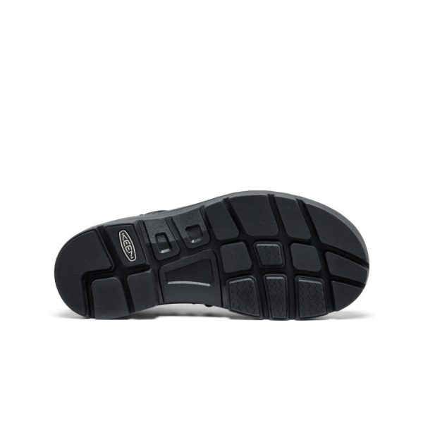 All Gender UNEEK PLT Mary Jane Sneaker  |  Black Smooth Lea