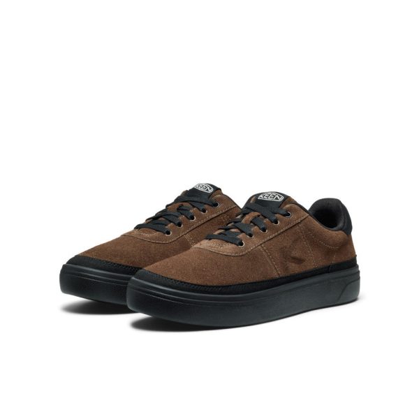Men's KM4 Leather Sneaker  |  Dark Earth/Black