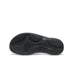 Women's Waimea Leather Flip-Flop  |  Black/Black