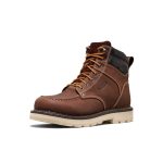 Men's Cincinnati 6 Waterproof 90° Heel Boot (Soft Toe) | Tuscan Red/Sandshell