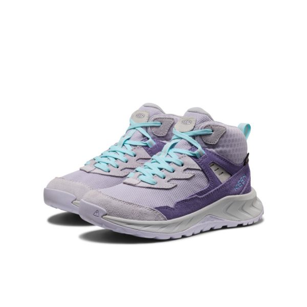 Big Kids' Hightrail Waterproof Hiking Boot  |  Purple Haze/Thistle