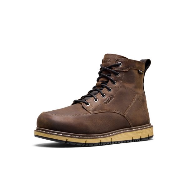 Men's San Jose 6 Waterproof Boot (Aluminum Toe)  |  Cascade Brown/Black