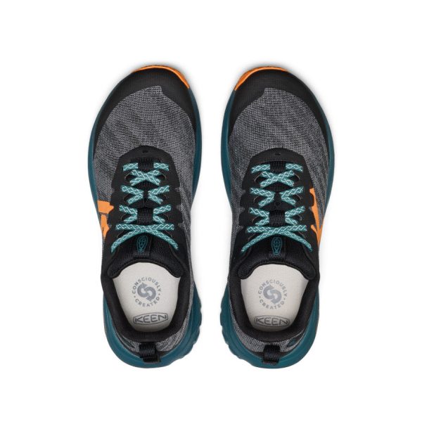 Men's Roam Trail Running Shoe  |  Black/Orange Peel