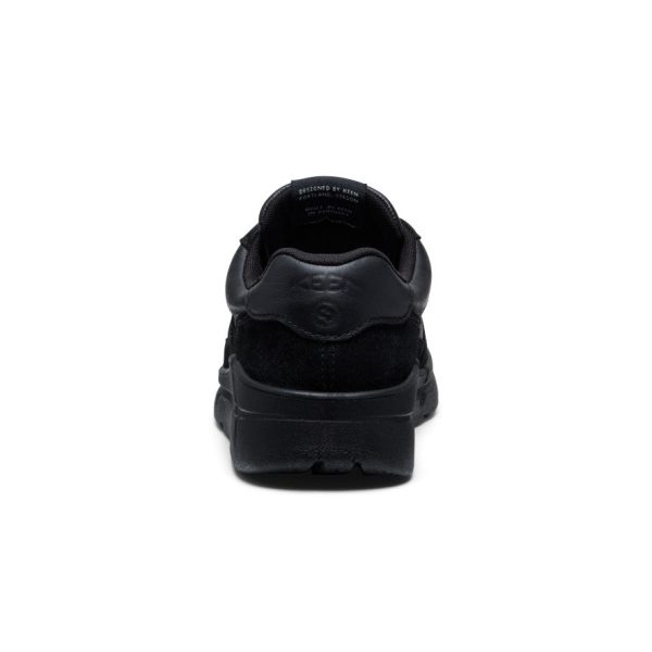 Men's KM2 Leather Jogger | Black/Black