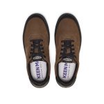 Men's KM4 Leather Sneaker  |  Dark Earth/Black