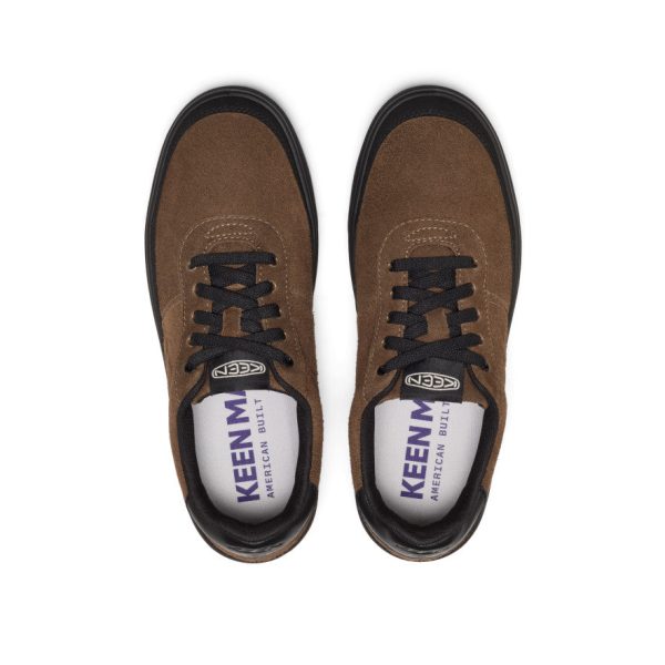 Men's KM4 Leather Sneaker  |  Dark Earth/Black