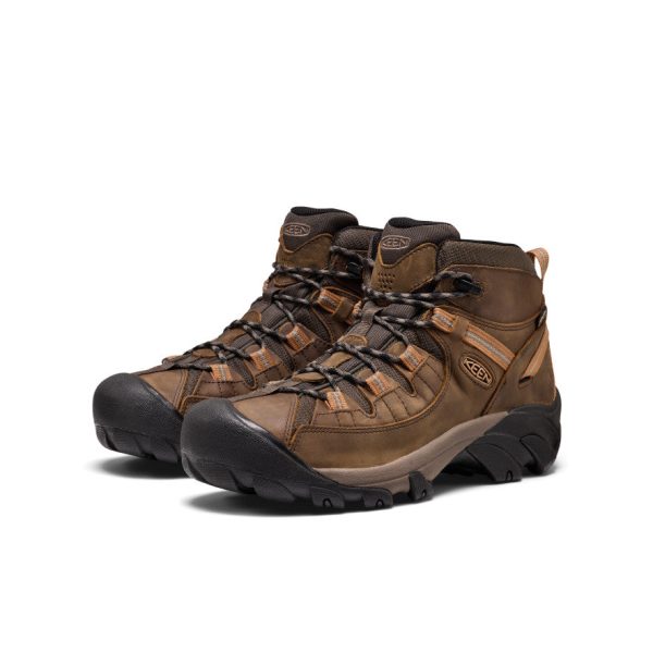 Men's Targhee II Waterproof Mid Wide  |  Black Olive/Chipmunk
