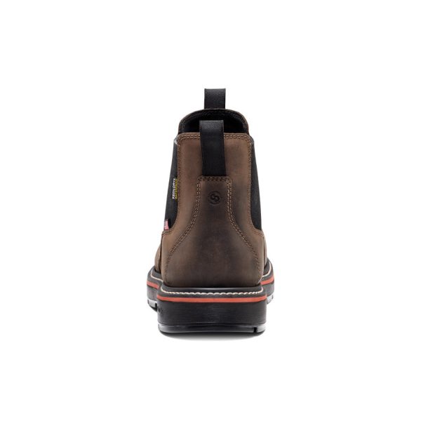 Men's Liberty Chelsea 90?? Heel Work Boot (Soft Toe)  |  Coffee Bean/Black