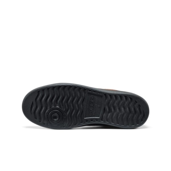 Men's KM4 Leather Sneaker  |  Dark Earth/Black