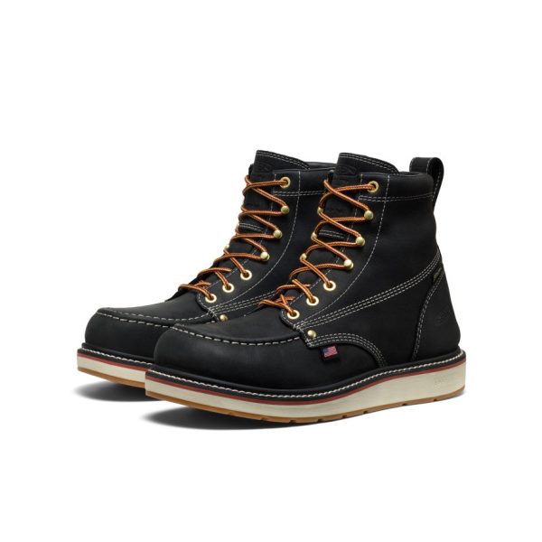 Men's Liberty 6 Waterproof Boot (Carbon Toe) | Black/Gum