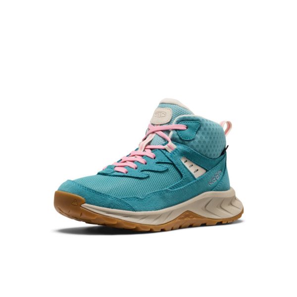 Big Kids' Hightrail Waterproof Hiking Boot | Brittany Blue/Cashmere Rose