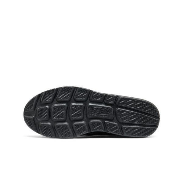 Men's KM2 Leather Slip-On  |  Black/Black
