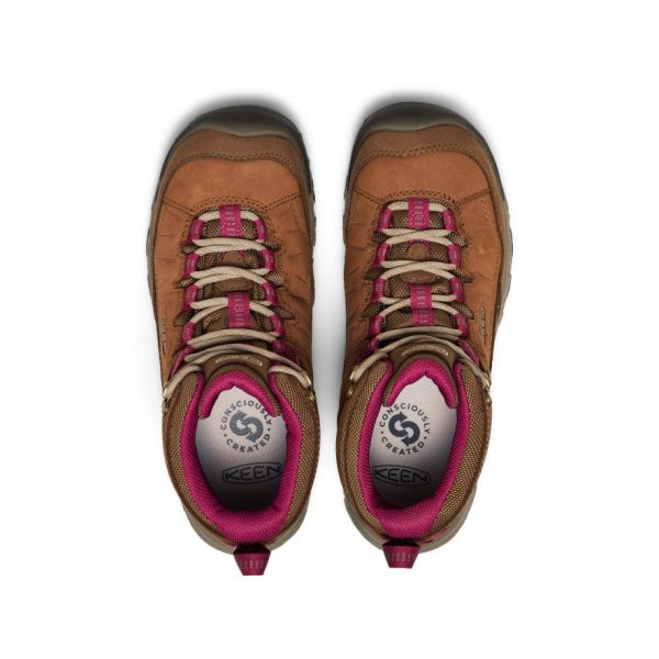 Women's Targhee IV Waterproof Hiking Boot | Bison/Beaujolais
