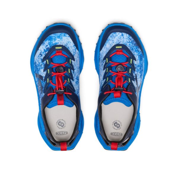 Big Kids' Zionic ADV Sandal  |  Precious Blue/Racing Red