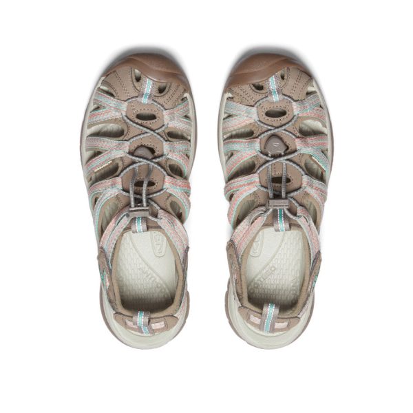 Women's Whisper | Taupe/Coral
