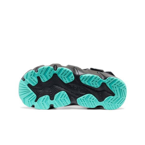 Big Kids' HyperFLT Clog  |  Black/Bright Aqua
