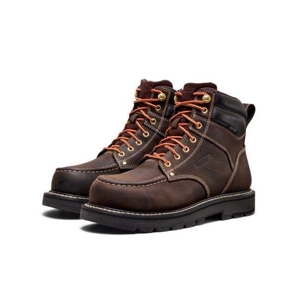 Men's Cincinnati 6 Waterproof 90?? Heel Boot (Carbon Toe)  |  Coffee Bean/Black