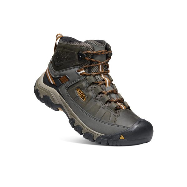 Men's Targhee III Waterproof Mid  |  Black Olive/Golden Brown