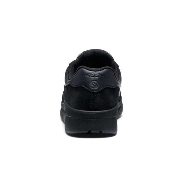 Women's KM2 Leather Jogger  |  Black/Black