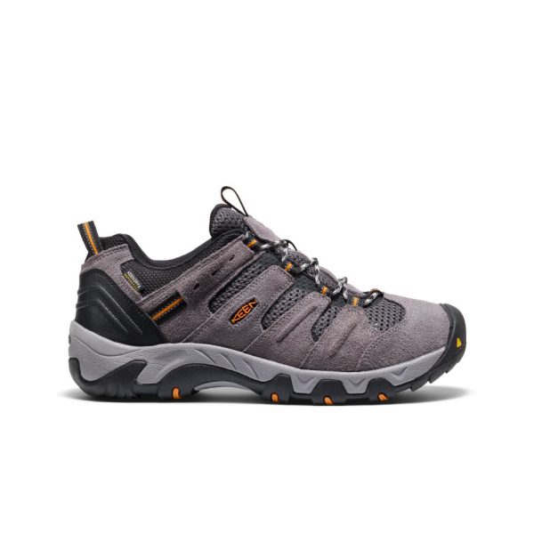 Men's Headout Waterproof Hiking Shoe  |  Steel Grey/Orange Pepper