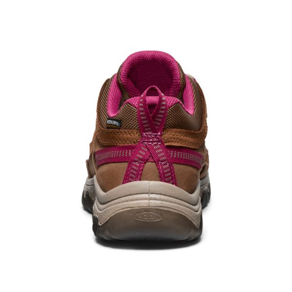Women's Targhee IV Waterproof Hiking Shoe  |  Bison/Beaujolais