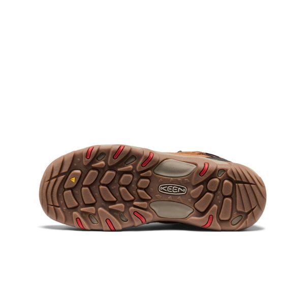 Men's Koven Waterproof Hiking Boot  |  Bison/Mars Red