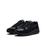 Women's KM2 Leather Jogger  |  Black/Black