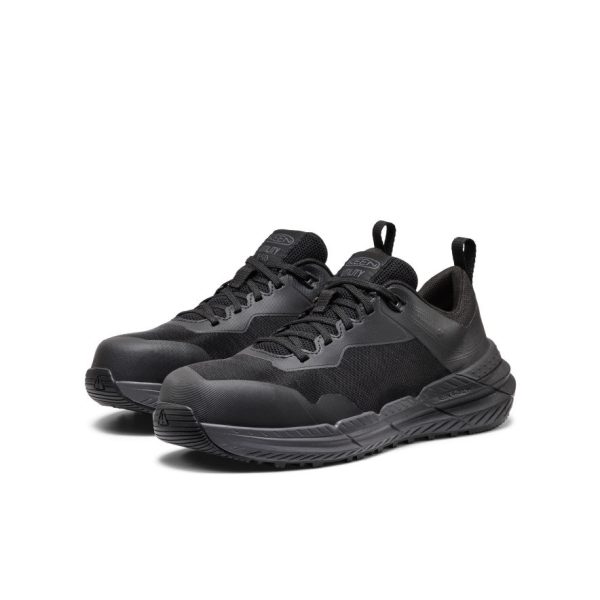 Women's Speedworks ESD Work Sneaker (Carbon Toe) | Black/Black