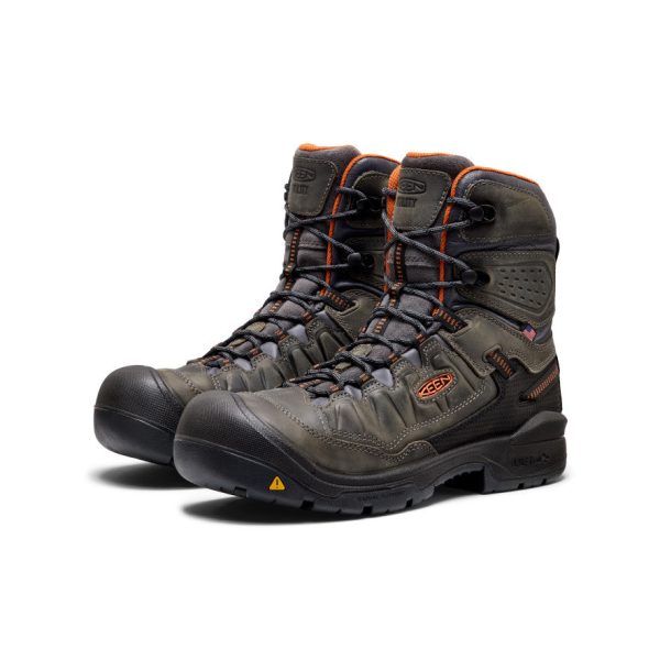 Men's Targhee IV 8 Waterproof Work Boot (Carbon Toe)  |  Magnet/Black