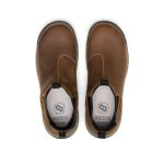Men's Evanston Chelsea Waterproof Work Boot (Soft Toe)  |  Bison/Black