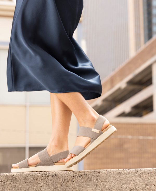 Women's Elle Backstrap Sandal Wide | Brindle/Birch