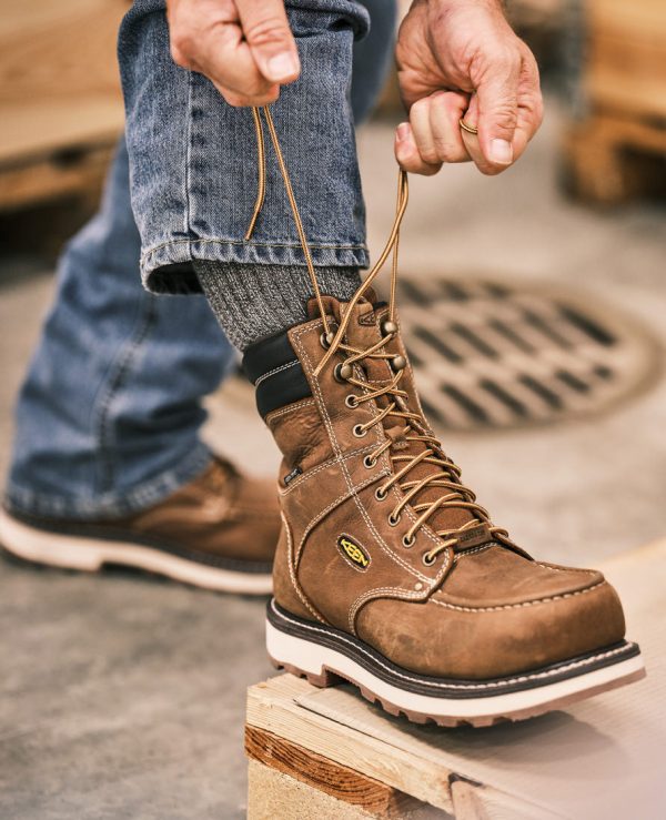 Men's Cincinnati 8 Waterproof 90?? Heel Boot (Carbon Toe)  |  Belgian/Sandshell
