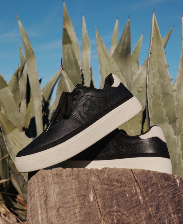 Men's KM4 Leather Sneaker | Black/Birch