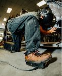 Men's Gibson Hiker Work Boot (Carbon Toe)  |  Bison/Black