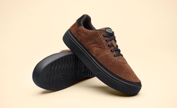 Men's KM4 Leather Sneaker  |  Dark Earth/Black