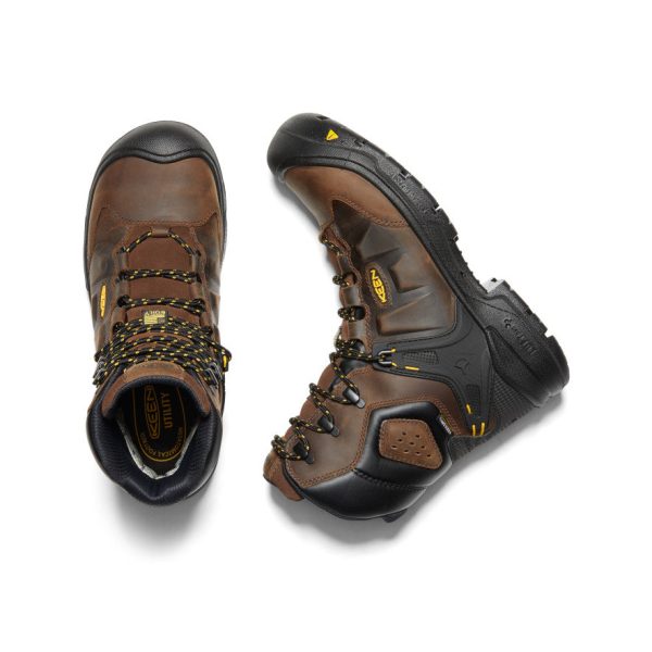 Men's Dover 8 Insulated Waterproof Boot (Carbon Toe) | Dark Earth/Black