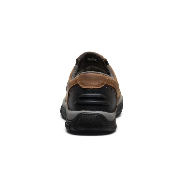 Men's Brixen Waterproof Shoe Wide  |  Slate Black/Madder Brown
