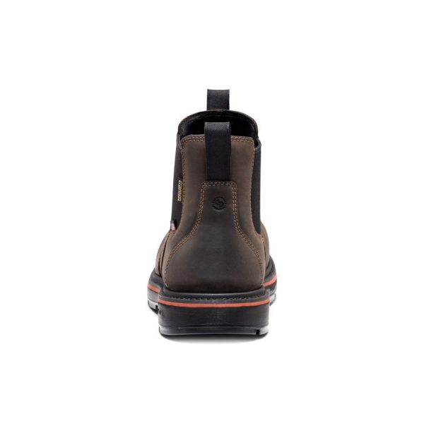 Men's Liberty Chelsea 90?? Heel Work Boot (Carbon Toe)  |  Coffee Bean/Black
