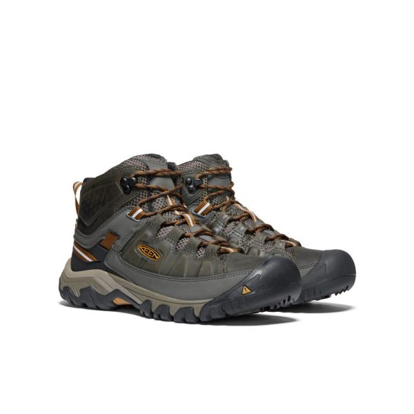 Men's Targhee III Waterproof Mid  |  Black Olive/Golden Brown