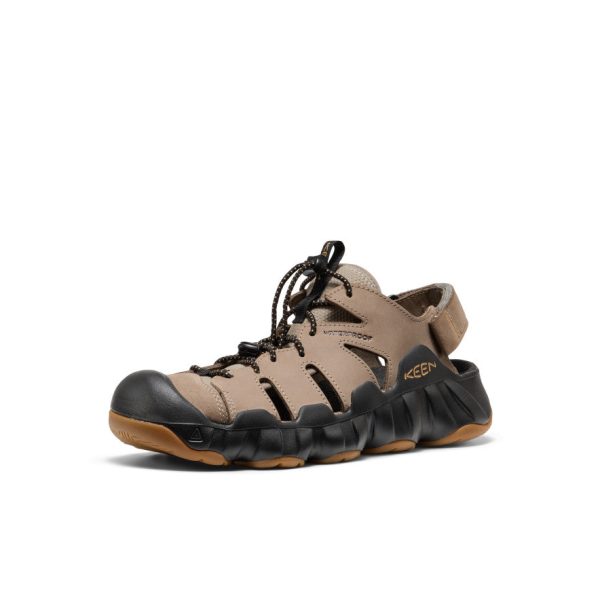 Men's Hyperport Fisherman Leather Sandal | Brindle/Oak Buff