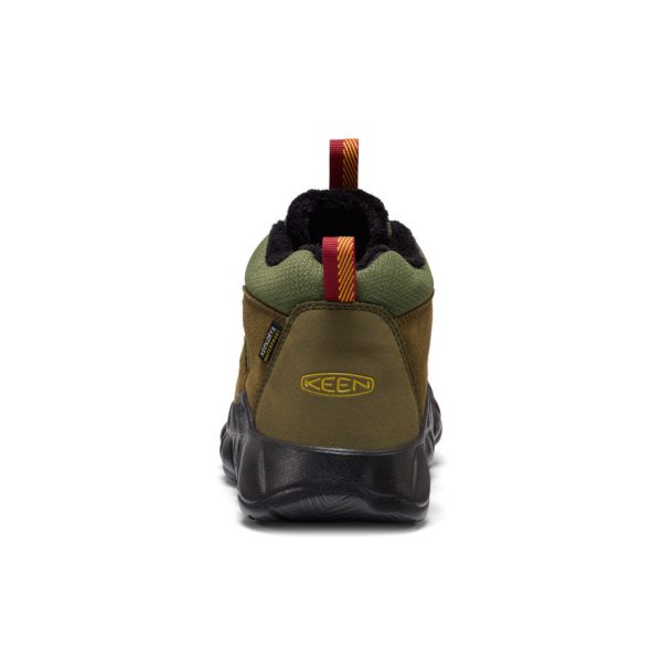 Big Kids' Hypowser Waterproof Chukka  |  Forest Night/Garnet