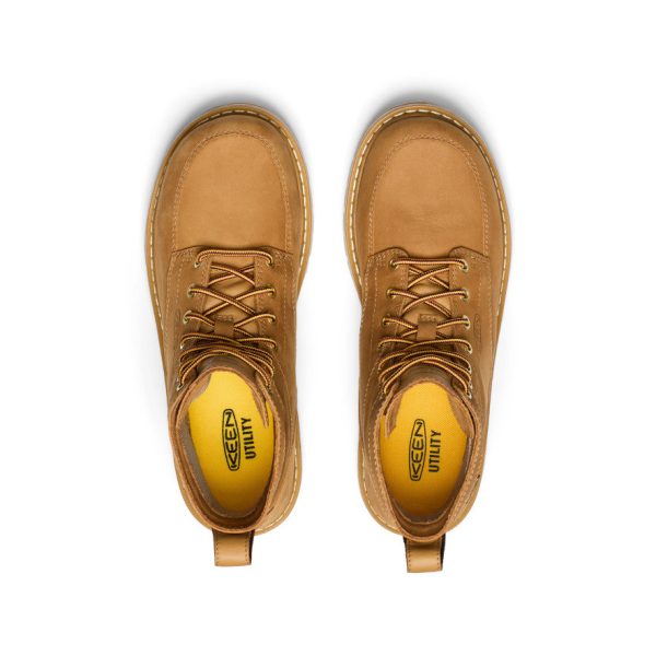 Men's San Jose 6 Waterproof 90° Heel Boot (Soft Toe) | Bistre/Gum