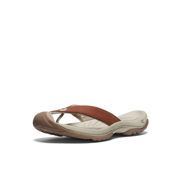 Women's Waimea Leather Flip-Flop  |  Sorrel Horse/Plaza Taupe