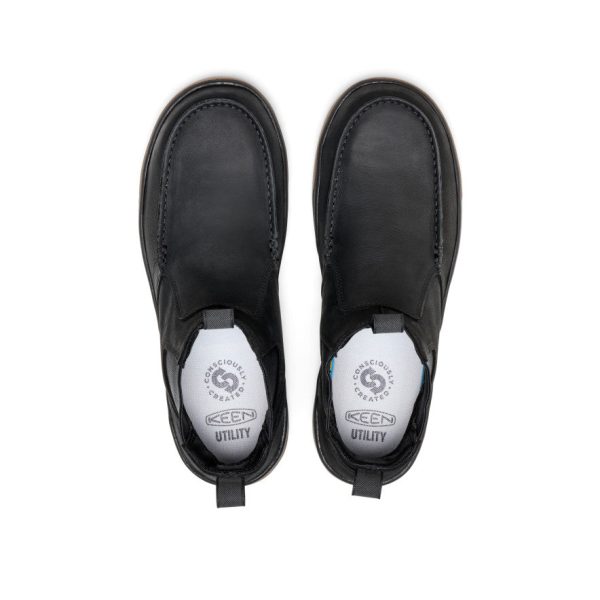 Men's Gibson Chelsea Work Boot (Carbon Toe)  |  Black/Gum