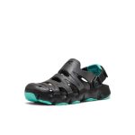 Big Kids' HyperFLT Clog  |  Black/Bright Aqua