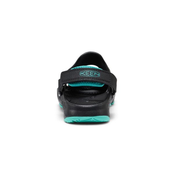 Big Kids' HyperFLT Clog  |  Black/Bright Aqua